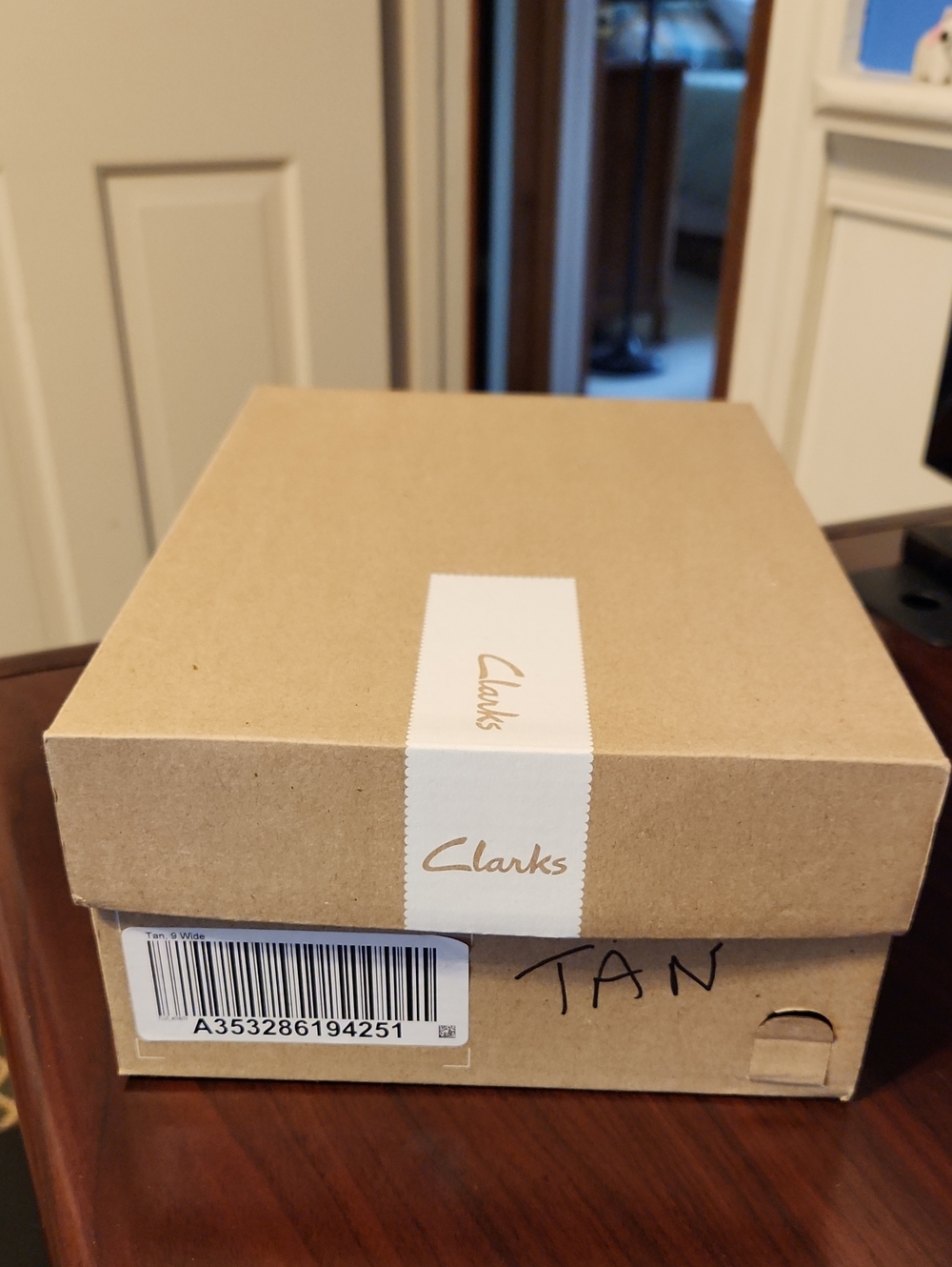 NEW Clarks Collection Lexie Qwin Cognac Leather Open-Toe Sandals Adjustable - Picture 9 of 12